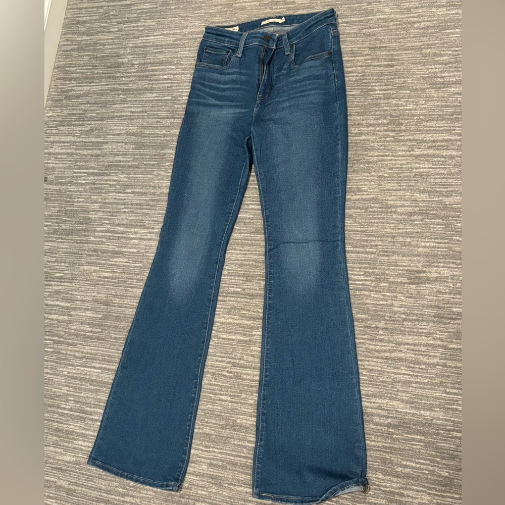 Levi’s High Rise Flare Blue Jeans